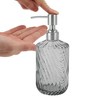 Unique Bargains Classic Twill Lines Soap Pump Dispenser 450ml 1 Pc - 3 of 4