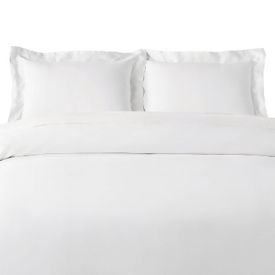 300 Thread Count Rayon From Bamboo Solid 3 Piece Duvet Cover Set by Blue Nile Mills