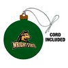 Wright State Primary Logo Wood Christmas Tree Holiday Ornament - 2 of 4