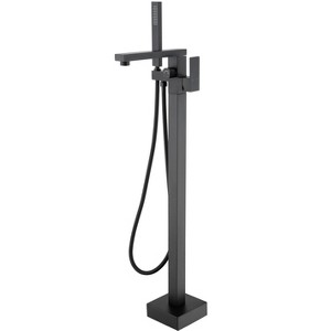 PAGED Floor Mounted Shower Head High Flow Freestanding Tub Filler Faucet with Handheld Shower Head for Bathroom - 1 of 4