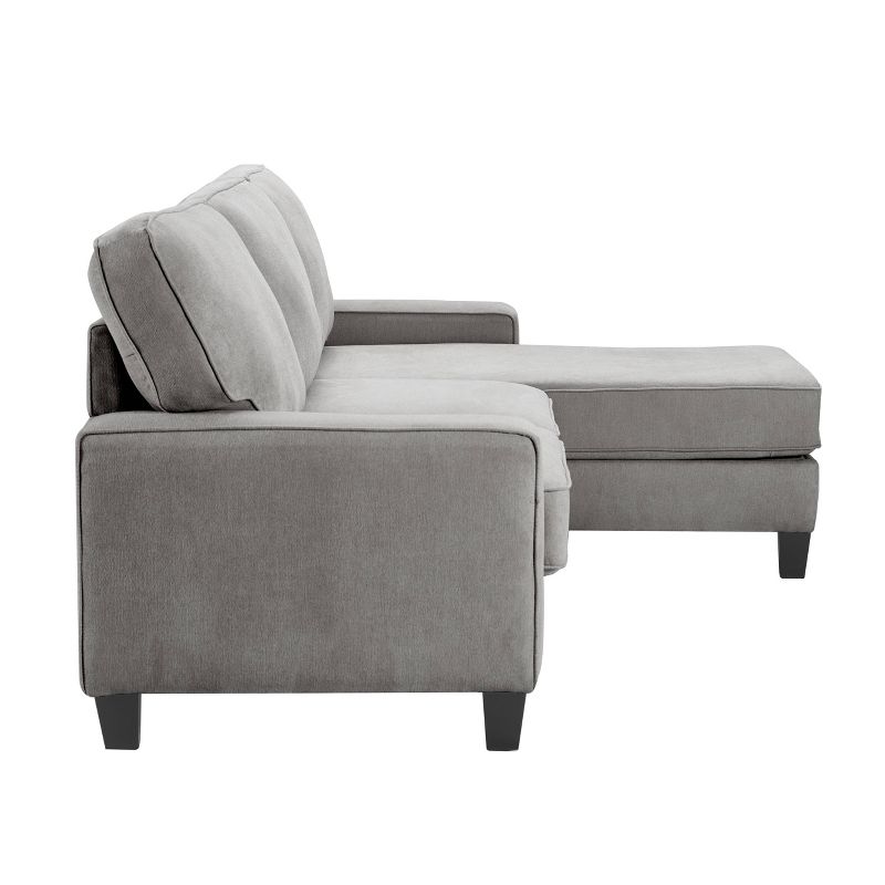 86&#34; Palisades Reversible Small Space Sectional with Storage Soft Gray - Serta, 5 of 14