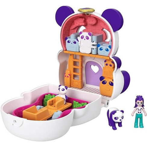 Polly Pocket & Dreamworks Trolls Compact Playset With Poppy & Branch Dolls  & 13 Accessories : Target