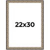 PosterPalooza | Ornate Silver Picture Frame - UV Acrylic, Foam Board Backing, Hanging Hardware - 2 of 4
