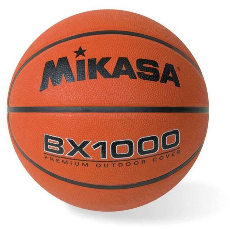 Mikasa Men's Basketball, BX1000, 29-1/2 Inches, Rubber, 1 of 2