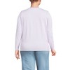 Lands' End Women's Relaxed Supima Cotton Long Sleeve Crew Neck T-Shirt - 2 of 4