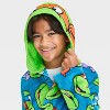 Boys' Teenage Mutant Ninja Turtles Robe - Green - 3 of 3