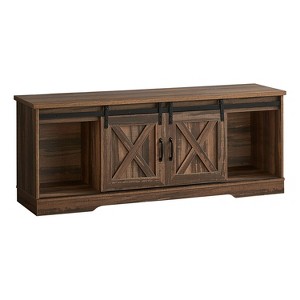 Monarch Specialties Tv Stand 60 Inch Console Media Entertainment Center Storage Cabinet Living Room Bedroom Laminate Brown Transitional - 1 of 4