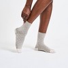 Goldtoe Signature Collection Women's 3pk Fresh Care Geo Damask Mid Crew Socks - Oatmeal Heather/Off White/Houndstooth 6-9 - 3 of 3