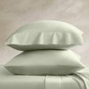 Harbor House 2Pcs 100% Premium Cotton Solid Pillowcases, 400TC Luxury Sateen Textile Smooth Touch Pillow Shams - 4 of 4