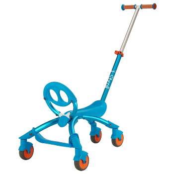 YBIKE Pewi Stroll Pedal and Push Ride-On Toy - Blue