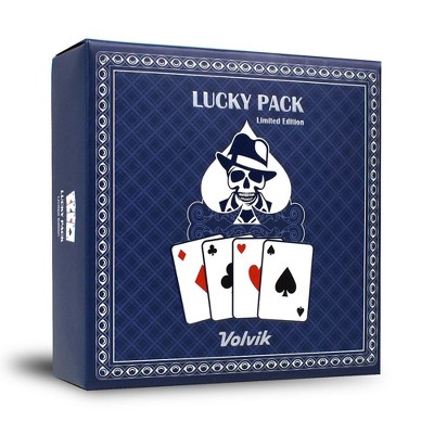 Volvik Golf Lucky Pack with Hat Clip Ball Marker [4-Pack]