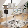 RISOKEYS 48 inch Computer Desk - Adjustable Desk with Spacious Desktop,Headphone Hook for Home Office & Office, Easy to Use - 2 of 4