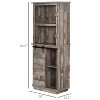 LunaLulinlk Freestanding Kitchen Buffet with Hutch - 2 of 4