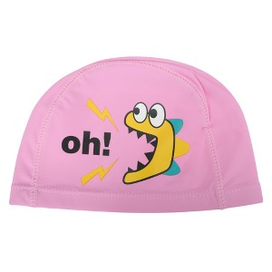 Unique Bargains Kid's Knitted PU Letter Swim Cap 1 Pc - 1 of 4