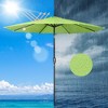 Yescom 9Ft UV50+3000PA Outdoor Table Patio Umbrella with Crank Tilt Sunshade Green - 4 of 4
