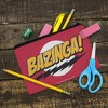 The Big Bang Theory Sheldon Bazinga Makeup Cosmetic Bag Organizer Pouch - 2 of 4