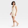 Women's High-Rise Crochet-Style Pull-On Shorts - A New Day™ - 3 of 3