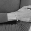 Black Bow Jewelry 3mm Stainless Steel Classic Polished Flat Bangle Bracelet - 3 of 4