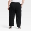 Women's Leisure Studio Mid-Rise Barrel Leg Sweatpants - Universal Thread™ - 2 of 3