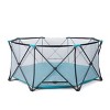 Regalo My Play Deluxe Extra Large Portable Play Yard Indoor and Outdoor Baby Gates - Aqua Blue - 2 of 4