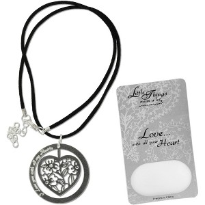 Pavilion Gift Company - Love Necklace - With 1.5" Heart Pendant - Pens - 1 of 3