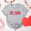 Simply Sage Market S.W.Smiley Love Cursive Short Sleeve Tee - 3 of 4