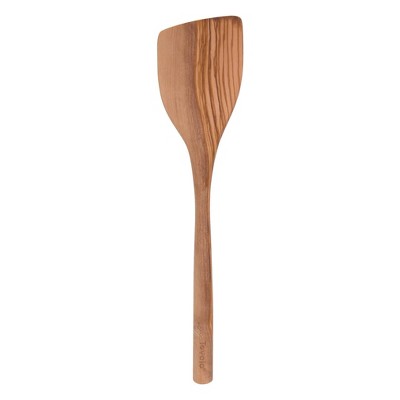 Unique Bargains Wooden Hollow Design Cooking Ware Frying Turner Spatulas  and Turners Wood Color 1 Pc