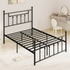 Infans Full Size Metal Bed Frame w/ Headboard Under-bed Storage Mattress Foundation - 3 of 4
