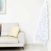 Artificial Half Pre-lit Christmas Tree with Ball Set White 59.1" - 2 of 4