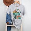 Simply Sage Market Women's Saddle Up Motel Distressed Short Sleeve Graphic Tee - 2 of 2