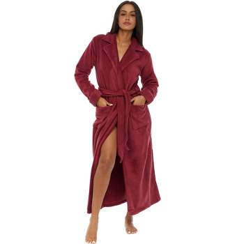 Women's Country Ranch Robe,  Durable Warm No Pill Fleece, Anti Pill Bathrobe, House Coat