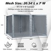 Aoodor Canopy Mesh Sidewall Replacement with 2 Side Zipper for 10' x 10' Pop Up Canopy Tent (Mosquito Net Only) - 3 of 4