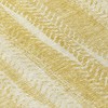 Gold Wheat And Ivory Botanical Leaves Washable Indoor Outdoor Area Rug - 4 of 4