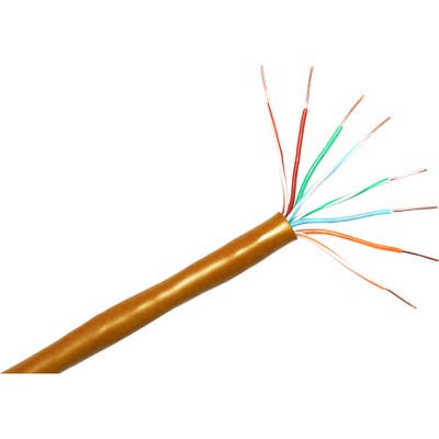 ClearLinks 1000FT Cat. 6 550MHZ Stranded Orange Bulk Cable - Category 6 - 1000ft - Bare Copper - Bulk - Stranded - Orange