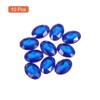 Unique Bargains Acrylic Flat Back DIY Decor Jewelry Oval Gems 10 Pcs - 3 of 4