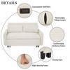 CAVINAS Convertible Sofa Bed, Modern Sofa Bed Couch, Pull out Sofa Bed with 2 Pillows, Loveseat Sleeper for Living Room, Bedroom - 4 of 4