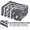 Reversible Rug, Waterproof Geometric Mat for Patio, Deck & Picnics - 4 of 4