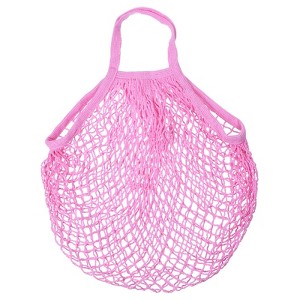 Unique Bargains Cotton Mesh Reusable Washable Grocery Bags 1 Pcs 15x13.8" - 1 of 4