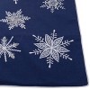 Embroidered Snowflake Table Runner 72"L - 3 of 3