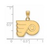 Black Bow Jewelry 10k Yellow Gold Philadelphia Flyers NHL Small Pendant - 2 of 3