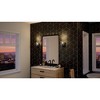 Urban Ambiance Luxury Contemporary Wall Sconce 11.5''H x 4.75''W,  Midnight Black Finish,  Parkes Collection, UHP4228 - 2 of 4