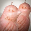 3.5"H Vance Kitira Pink Bird Candles - Set of 2, Pink - 2 of 4