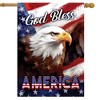 Briarwood Lane Everyday House Flag 40x28 For Outdoor God Bless America Eagle House Flag Flag House Flag - 2 of 3