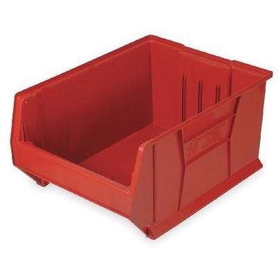 Quantum Storage Systems Hulk 36"Container, 35-7/8"L X 23-7/8"W X 17-1/2"H, Stackable, Polypropylene, Red, Made In Usa