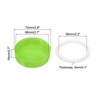Unique Bargains Regular Mouth Plastic Mason Jar Lids with Silicone Sealing Ring 24 Pcs - 3 of 4
