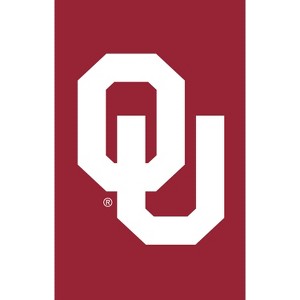 Evergreen University of Oklahoma House Applique Flag- 28 x 44 Inches Indoor Outdoor Sports Decor - 1 of 4