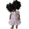 Doll Clothes Superstore Handmade Girls Size 8 Flower Dress with Matching 18-Inch Doll Outfit - 3 of 4