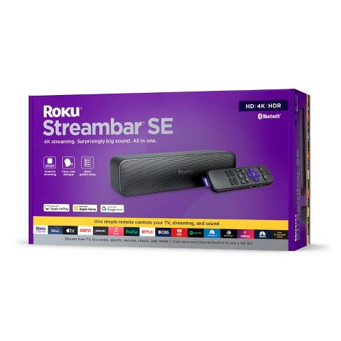 Roku Streambar SE 2-in-1 TV Soundbar with Built-in Streaming, Premium Speakers, & Enhanced Speech Clarity - image 1 of 4