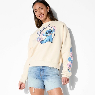 Women's Stitch Graphic Sweatshirt - Ivory