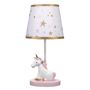 Bedtime Originals Lamp with Shade & Bulb - Rainbow Unicorn